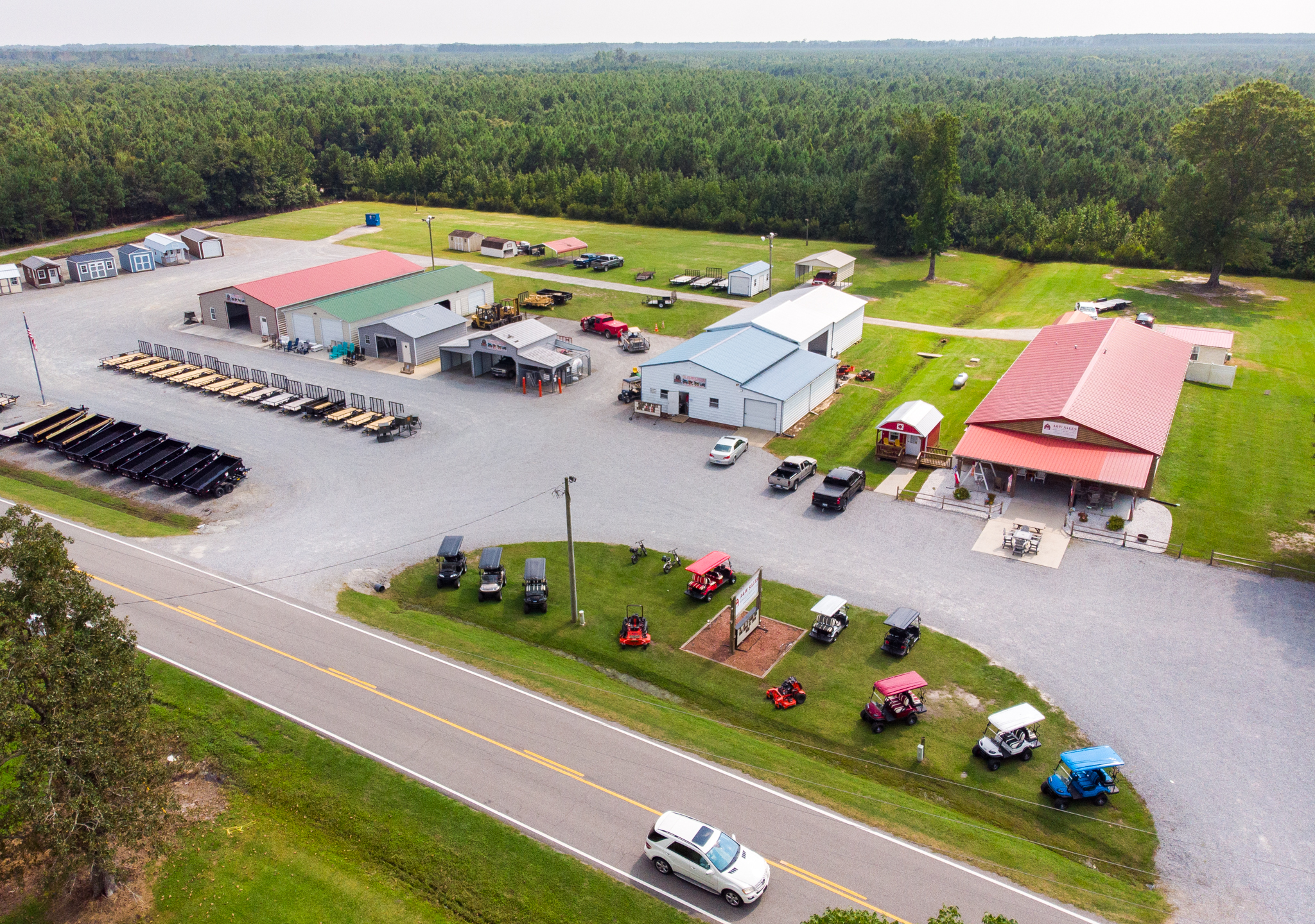 A&W Sales Bad Boy Mower and Big Tex Dealership in north carolina